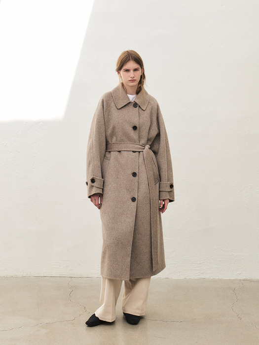 RTF RABBIT BALMACAAN COAT [HAND MADE]_L-BROWN