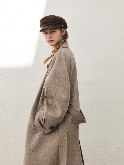 RTF RABBIT BALMACAAN COAT [HAND MADE]_L-BROWN