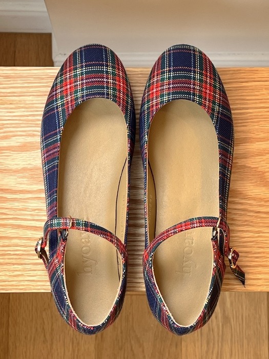 Heidi Mary Jane Flats - Merry Tartan