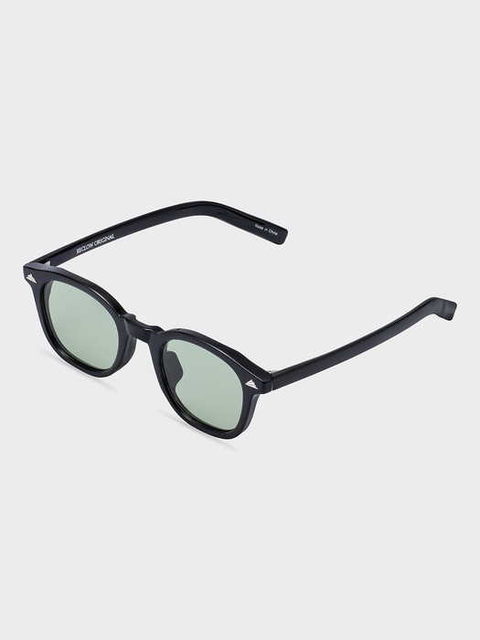 YLeen BLACK SUNGLASS GREEN