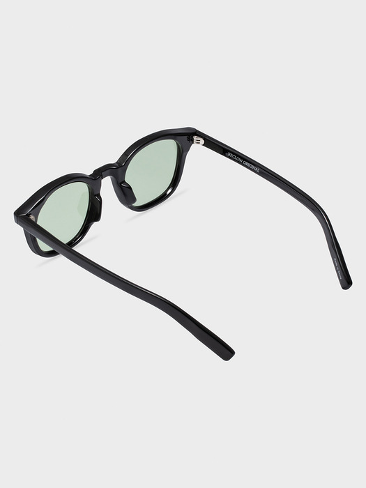 YLeen BLACK SUNGLASS GREEN