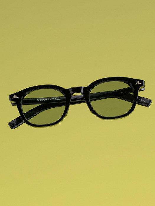 YLeen BLACK SUNGLASS GREEN