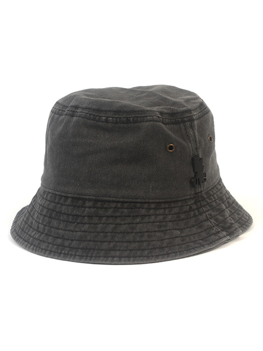 Pigment Black Washing Bucket Hat 버킷햇