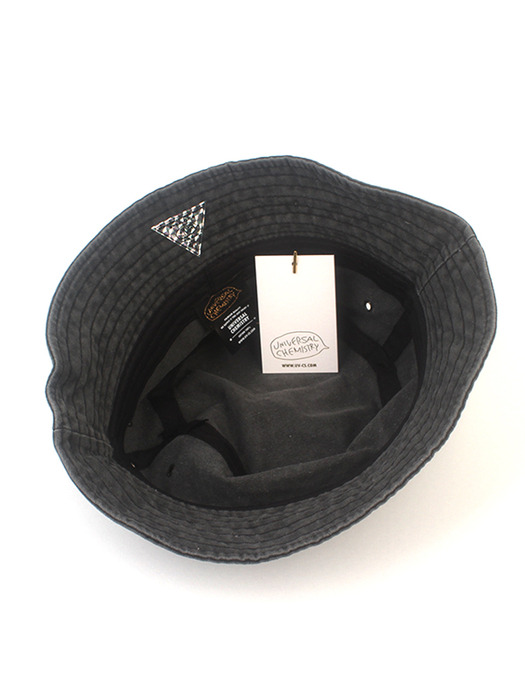 Pigment Black Washing Bucket Hat 버킷햇