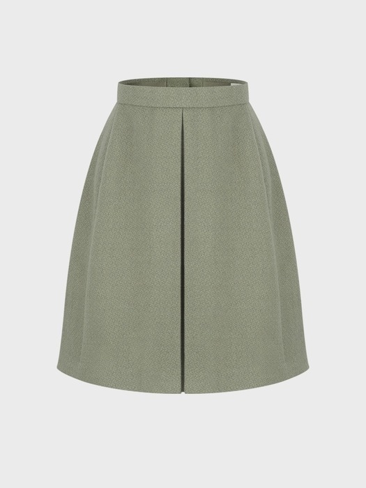 Textured Mini Skirt Olive