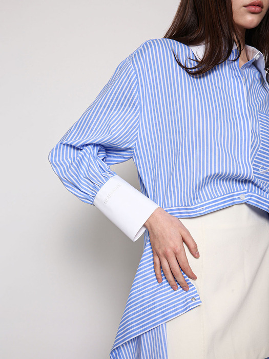 Lina Shirts_Blue Stripe