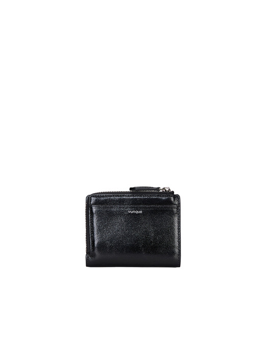 Perfec Flip Half Wallet (퍼펙 플립 반지갑) Black