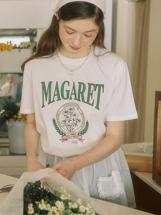Margaret Artwork T-shirt - White
