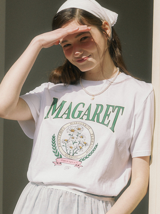 Margaret Artwork T-shirt - White