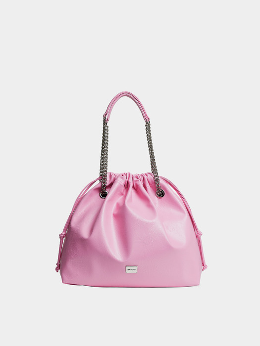 CH. SIDE TRAWSTRING BAG, PINK