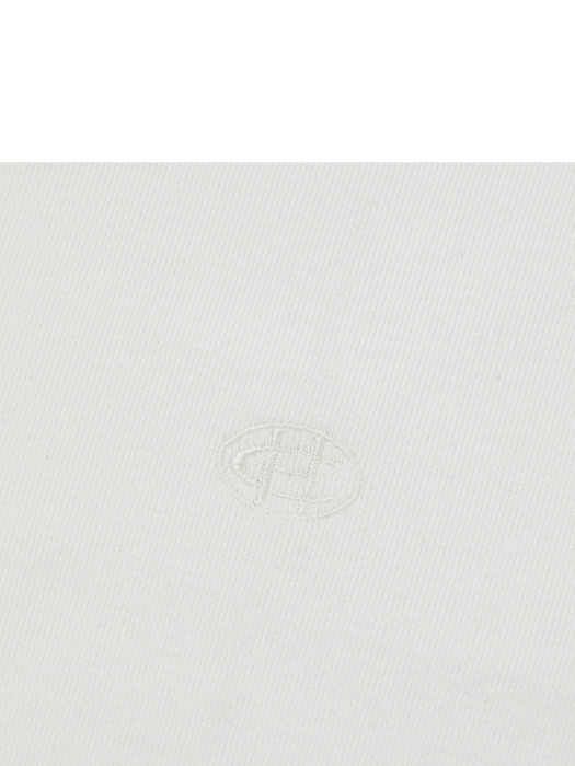 CH EMBROIDERED LOGO WOMAN T-SHIRT(WHITE)