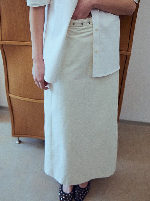 More Midi Skirt  Ivory (TA4427A100)