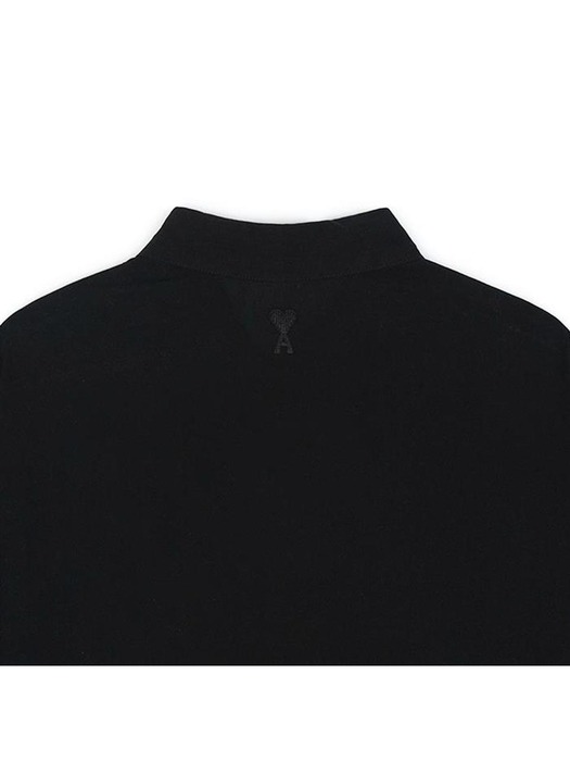 아미 남녀공용 드로스트링 셔츠 블랙 USH106-CO0062-001