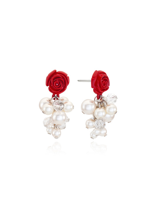 Rose Blossom Pearl Earrings_VH2435EA005M