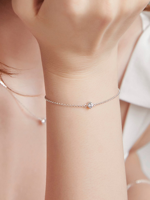 Gemma 925 Silver Bracelet (3Color)