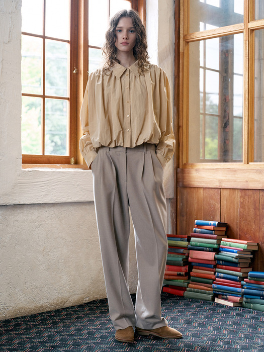 Two Tuck Wide Pants VC2478PT702M