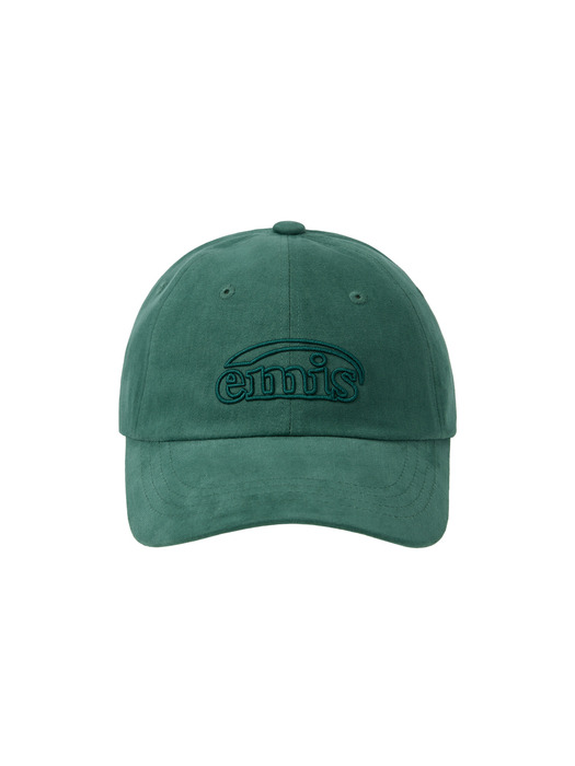 COTTON BRUSHED BALL CAP-GREEN