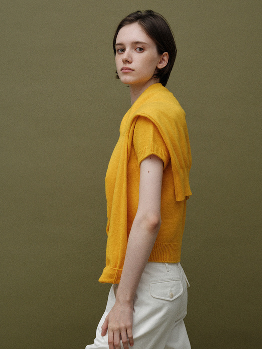 Puno short sleeve knit (Amber)