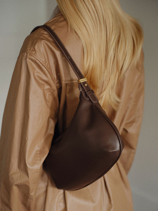 Veneta Hobo Bag Small Choco Brown