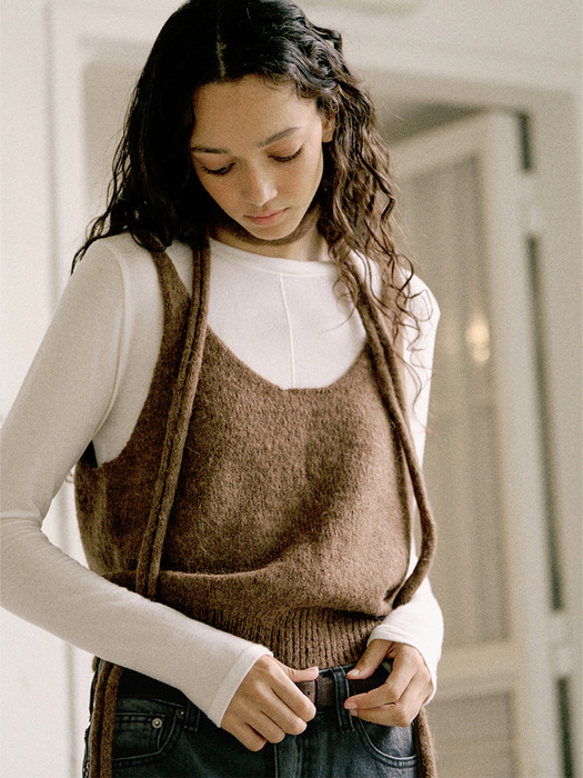 ALPACA WOOL MUFFLER VEST