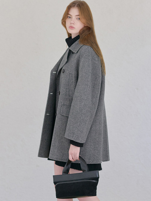 24FN casual handmade half coat [CHA]
