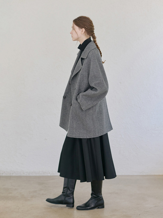 24FN casual handmade half coat [CHA]