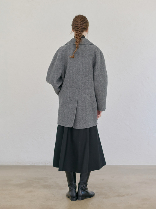 24FN casual handmade half coat [CHA]