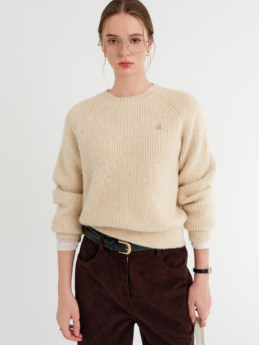 벨라 울 라운드 니트 / BELLA WOOL ROUND KNIT_4colors