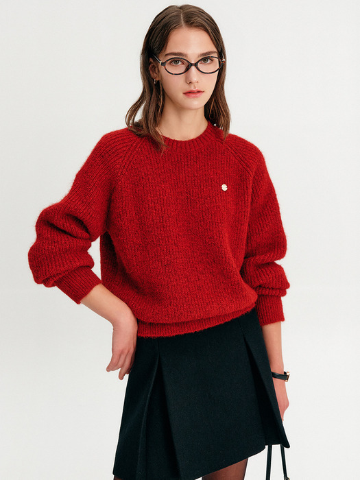 벨라 울 라운드 니트 / BELLA WOOL ROUND KNIT_4colors