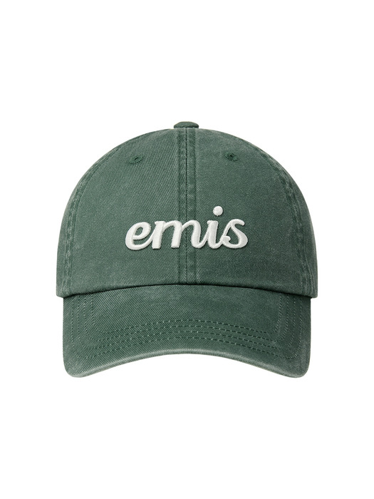 VINTAGE PIGMENT BALL CAP-GREEN