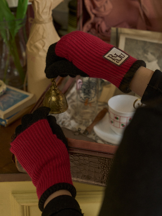 [단독]Two Tone Warmer Gloves_5 Color