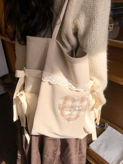 A letter bag_beige