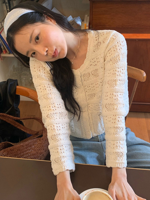 Darjeeling cardigan (ivory)