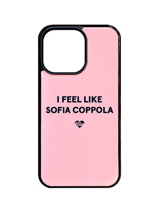 에폭시 I Feel Like iPhone Case - Baby Pink