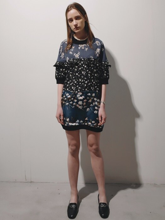 MH1 3 FLORAL PRINT DRESS_BL