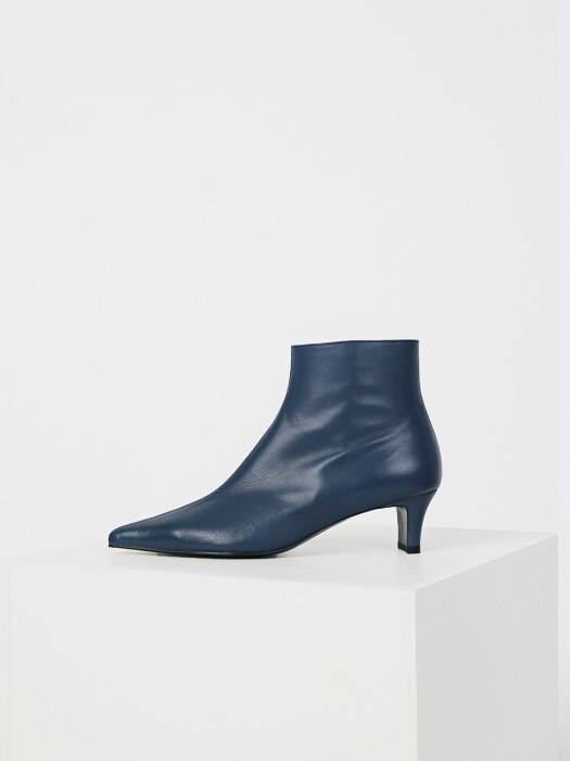 POINTED ANKLE BOOTS - MIDNIGHT BLUE