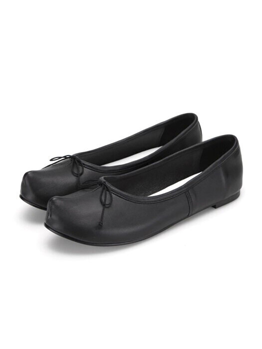 Pointed Toe Ballerina Flats | Black