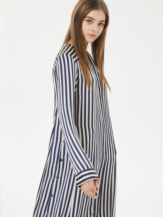 Stripe Long Dress