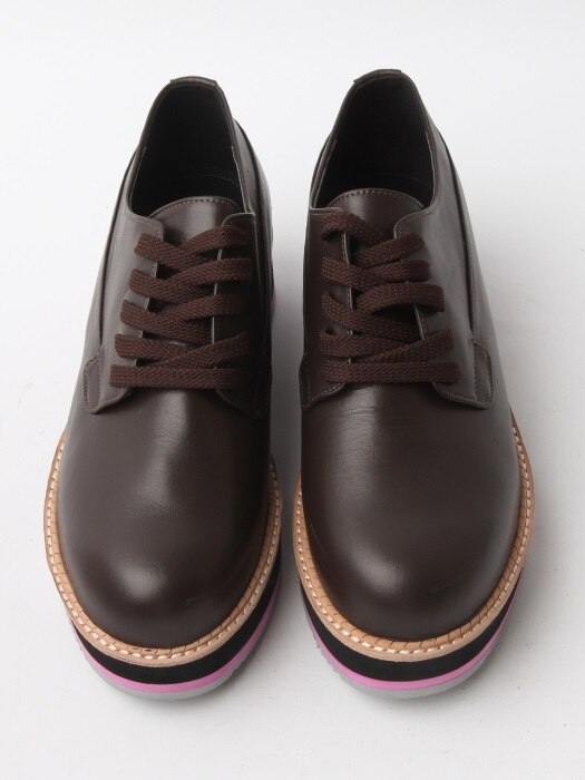 classic plain loafer ( brown )