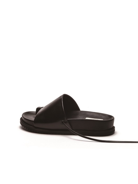 2 way Flat Sandal - black