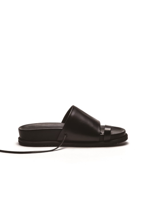 2 way Flat Sandal - black