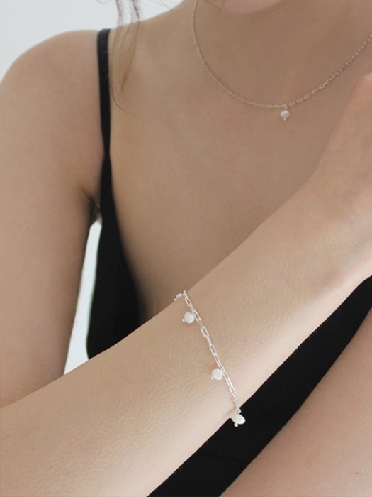 Mini paerl bracelet [Silver925]