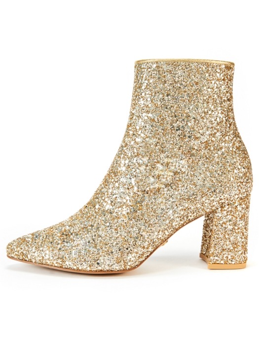 The Glitter boots_Glitter Gold