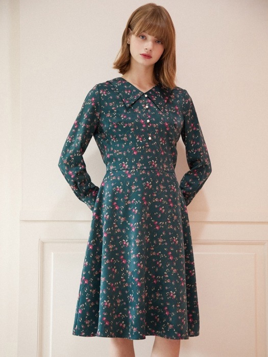 Florence Fairy Dress_Blue Green