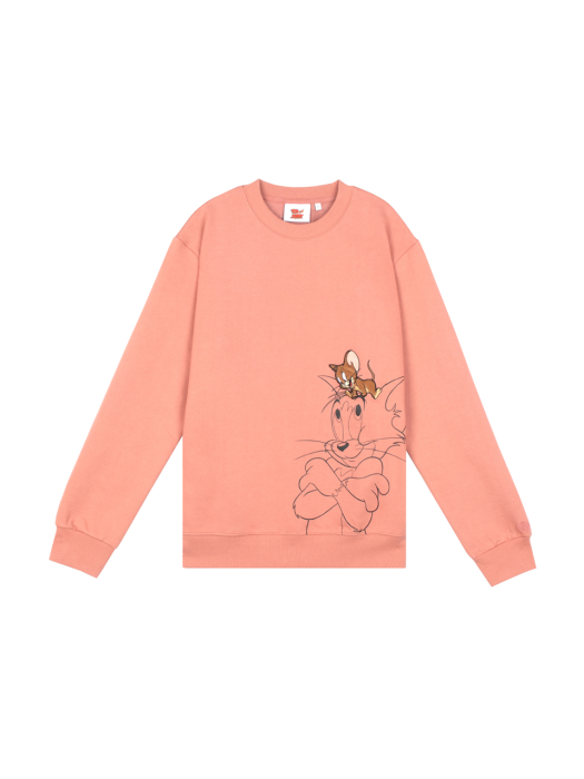 [FW19 T&J] Jerry Applique Sweatshirts(Pink)