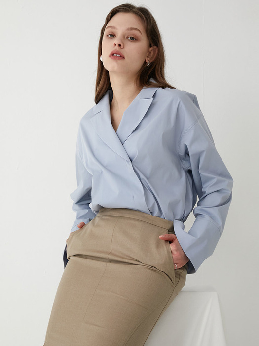 Shirts collar double blouse SW0SB016-21