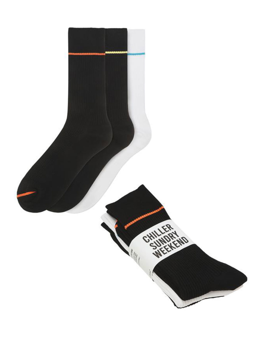 PIN POINT SOCKS (3COLOR) CNSS0EP01BK