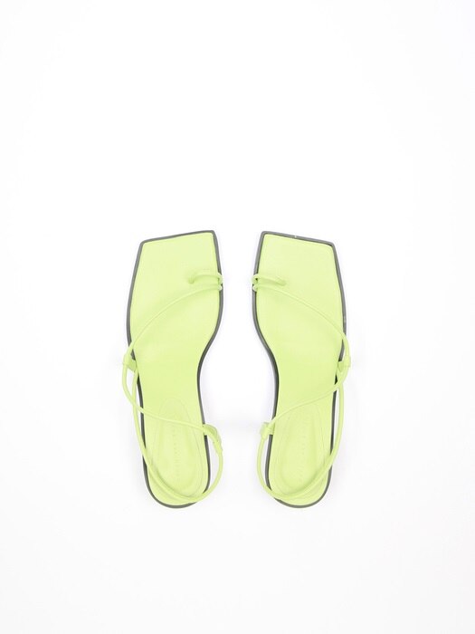 Aida Sandals Leather Lime