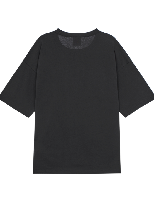 [EU] Small로고 오버핏 반팔 티셔츠 (BLACK) CKTS0E240BK