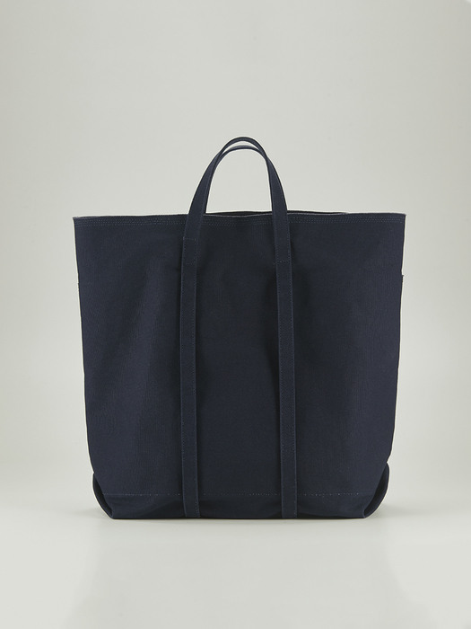 6 Pocket Canvas Totebag - Navy